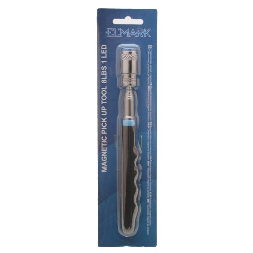 MAGNETIC PICK UP TOOL 8LBS 1 LED