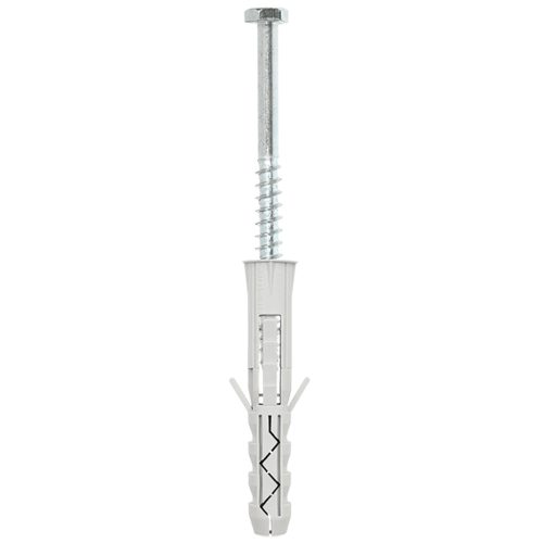 PLUG WITH SCREW Wkret-met BK 10X60/120 5pcs/bl