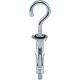 Acélhorgony C-HOOK Wkret-met BMHS M4X38 4db/bl