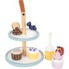 Cupcake bemutató tálca "finom"