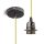 RENDL R11885 ELISA , Elisa Függesztő Készlet Fekete Lakkozott Alappal, 15 W, 230V
