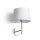 RENDL R11985 BROADWAY Fehér Fali Lámpa Textil Búrával, Krómozott Alap, 15 W, 230V