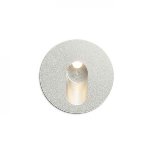 Rendl R12687 LED süllyesztett lámpa, IP54, ezüstszürke, 3000K, falba süllyesztett