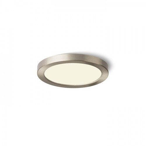 Rendl R12763 HUE LED mennyezeti lámpa, vékony kör alakú, fekete króm/ matt nikkel, 3000K