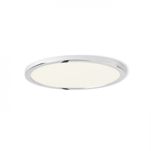 Rendl R12767 LED, Kör alakú süllyesztett lámpa, fekete króm keret, 3000K, nagy fényerő