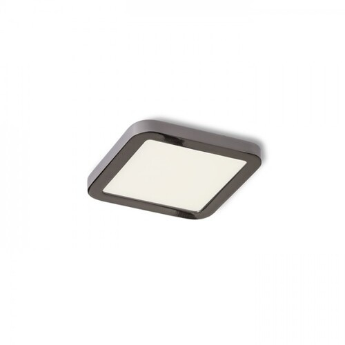 Rendl R12776 HUE LED Mennyezeti Lámpa, Szögletes Süllyesztett, Fekete Króm, 3000K