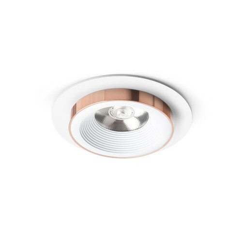 Rendl R13235 SHARM LED Mennyezeti Lámpa Süllyesztett Fekete Króm / Fehér Réz 10W 3000K