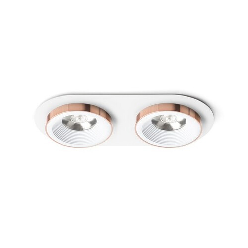 Rendl R13240 SHARM LED Mennyezeti Lámpa 10W Süllyesztett Fekete/Fekete Réz 3000K