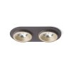 Rendl R13241 SHARM LED mennyezeti lámpa, süllyesztett, 10W, fehér réz / gyöngyházarany