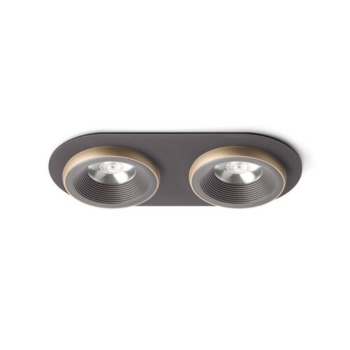 Rendl R13242 SHARM LED Mennyezeti Lámpa Gyöngyházarany/Barna 10W 3000K Süllyesztett