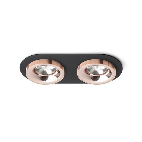 Rendl R13243 SHARM Süllyesztett LED lámpa 10W, Barna/Gyöngyházarany vagy Fekete Réz/Kréz, 3000K