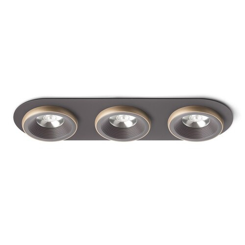 Rendl R13247 SHARM LED Mennyezeti Lámpa, Gyöngyházarany/Barna, Süllyesztett 10W