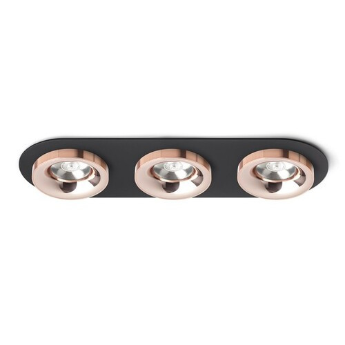 Rendl R13248 SHARM LED Mennyezeti Lámpa, Barna/Gyöngyházarany, Süllyesztett, 10W, 3000K