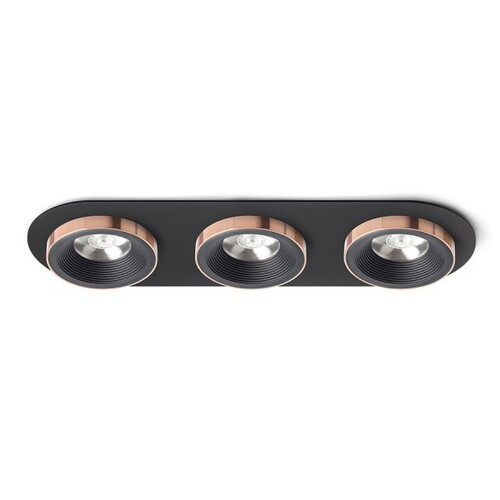 Rendl R13249 SHARM LED Mennyezeti Lampa 10W Süllyesztett, Fekete/Réz