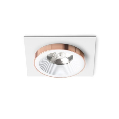 Rendl R13250 SHARM LED Mennyezeti Lámpa Fekete/Fekete Réz - 10W Süllyesztett, Nem Billenthető, 3000K