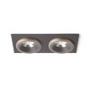 Rendl R13257 SHARM LED mennyezeti lámpa, gyöngyházarany/barna, 10W, süllyesztett, 3000K