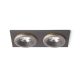 Rendl R13257 SHARM LED mennyezeti lámpa, gyöngyházarany/barna, 10W, süllyesztett, 3000K