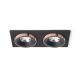 Rendl R13259 SHARM LED Süllyesztett Mennyezeti Lámpa, 10W, Fekete/Réz, 3000K