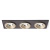 Rendl R13261 SHARM LED Mennyezeti Lámpa, Süllyesztett, 10W, Fehér/Réz és Gyöngyházarany/Barna