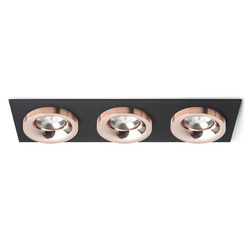 Rendl R13263 SHARM LED Mennyezeti lámpa 10W, Barna/Gyöngyházarany, Réz/Fekete Réz, Süllyesztett