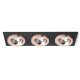 Rendl R13263 SHARM LED Mennyezeti lámpa 10W, Barna/Gyöngyházarany, Réz/Fekete Réz, Süllyesztett