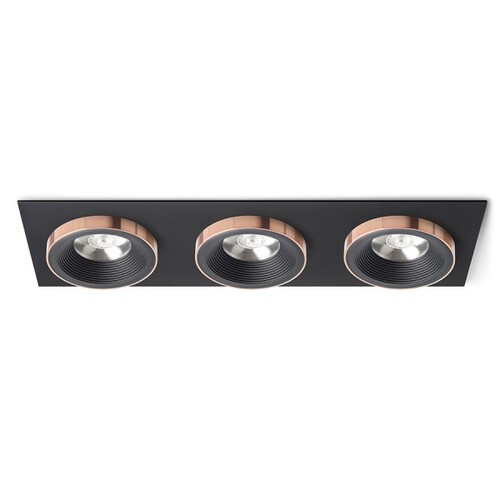 Rendl R13264 SHARM LED Süllyesztett lámpa 10W, Szín: Fekete réz/Réz