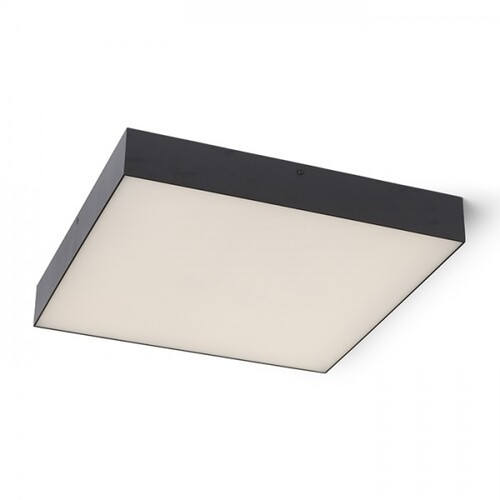 Rendl R13490 LARISA Minimalista négyzet LED lámpatest, 3000K, fehér/fekete