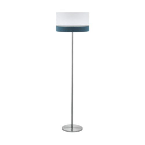 EGLO , 39558 , SPALTINI , állólámpa , E27 , 1X60W , IP20 , fehér, ezüst, kék
