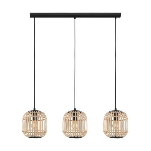 EGLO , 43217 , BORDESLEY , függeszték , E27 , 3X28W , IP20 , natúr