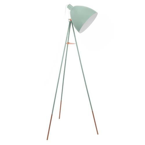 EGLO , 49342 , DUNDEE , állólámpa , E27 , 1X60W , IP20 , menta, fehér