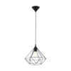 EGLO , 94188 , TARBES , függeszték , E27 , 1X60W , IP20 , fekete