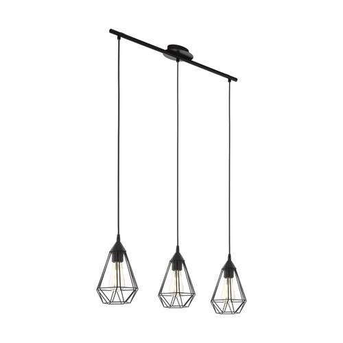 EGLO , 94189 , TARBES , függeszték , E27 , 3X60W , IP20 , fekete