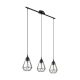 EGLO , 94189 , TARBES , függeszték , E27 , 3X60W , IP20 , fekete