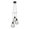 EGLO , 94191 , TARBES , függeszték , E27 , 3X60W , IP20 , fekete