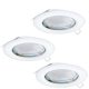 EGLO , 94235 , PENETO , süllyesztett lámpa , GU10 , 3X2,8W , IP20