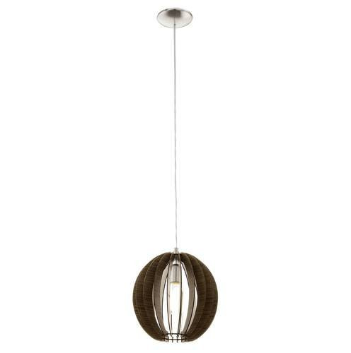 EGLO , 94635 , COSSANO , függeszték , E27 , 1X60W , IP20 , barna