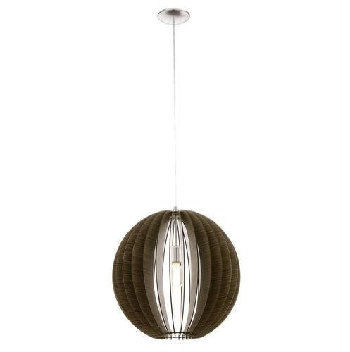 EGLO , 94636 , COSSANO , függeszték , E27 , 1X60W , IP20 , barna