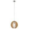 EGLO , 94764 , COSSANO , függeszték , E27 , 1X60W , IP20 , juhar
