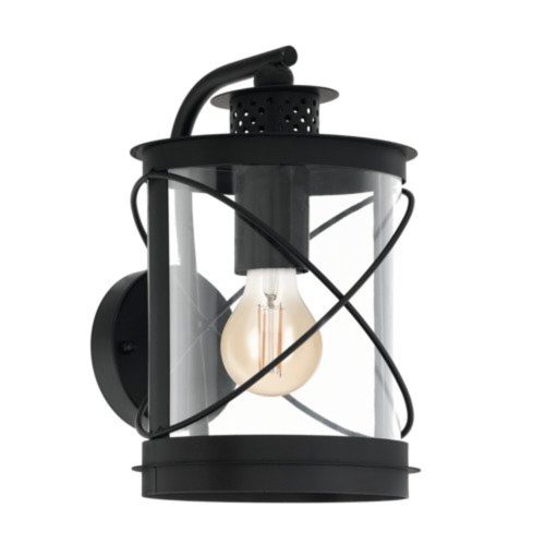 EGLO , 94843 , HILBURN , fali lámpa , E27 , 1X60W , IP44 , átlátszó