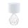 EGLO , 95187 , PEDREGAL 1 , asztali lámpa , E27 , 1X60W , IP20 , fehér
