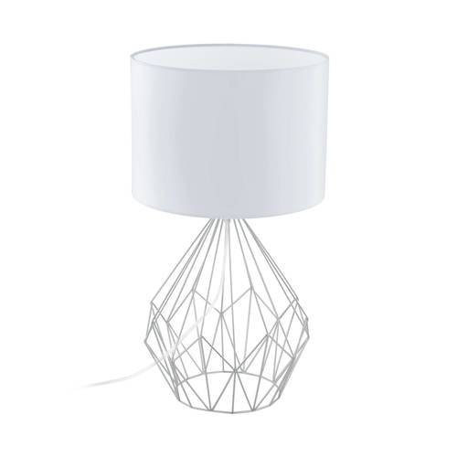 EGLO , 95187 , PEDREGAL 1 , asztali lámpa , E27 , 1X60W , IP20 , fehér