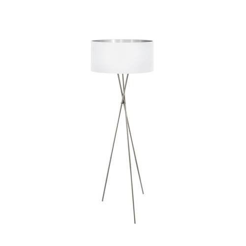 EGLO , 95539 , FONDACHELLI , állólámpa , E27 , 1X60W , IP20 , fehér, ezüst