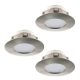 EGLO , 95823 , PINEDA , süllyesztett lámpa , 3000 K , LED , 3X4,9W , IP20, IP44