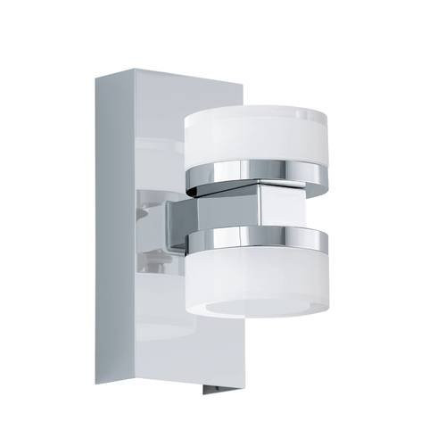 EGLO , 96541 , ROMENDO 1 , fali lámpa , 3000 K , LED , 2X7,2W , Yes , IP44 , átlátszó, szatinált
