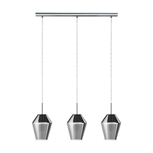 EGLO , 96774 , MURMILLO , függeszték , E27 , 3X28W , IP20 , fekete-átlátszó