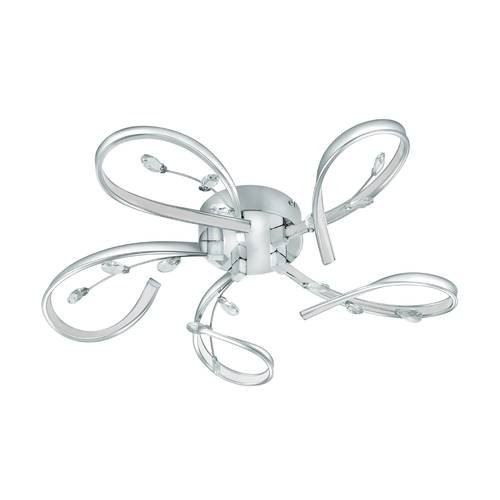 EGLO , 97487 , VALLEMARE , fali-mennyezeti lámpa , 3000 K , LED , 5X6,6W , IP20 , fehér, átlátszó