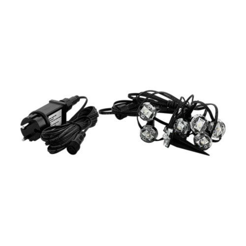 EGLO , 98184 , SPINETOLI , földbe szúrható lámpa , 3000 K , LED , 9X0,4W , IP65 , átlátszó