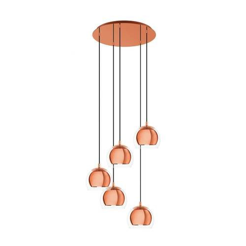 EGLO , 98595 , ROCAMAR 1 , függeszték , E27 , 5X28W , IP20 , átlátszó