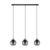 EGLO , 98652 , ARISCANI , függeszték , E27 , 3X40W , IP20 , fekete-átlátszó