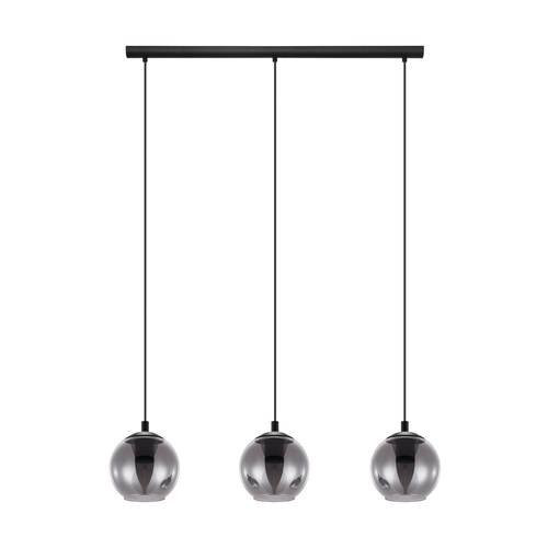 EGLO , 98652 , ARISCANI , függeszték , E27 , 3X40W , IP20 , fekete-átlátszó